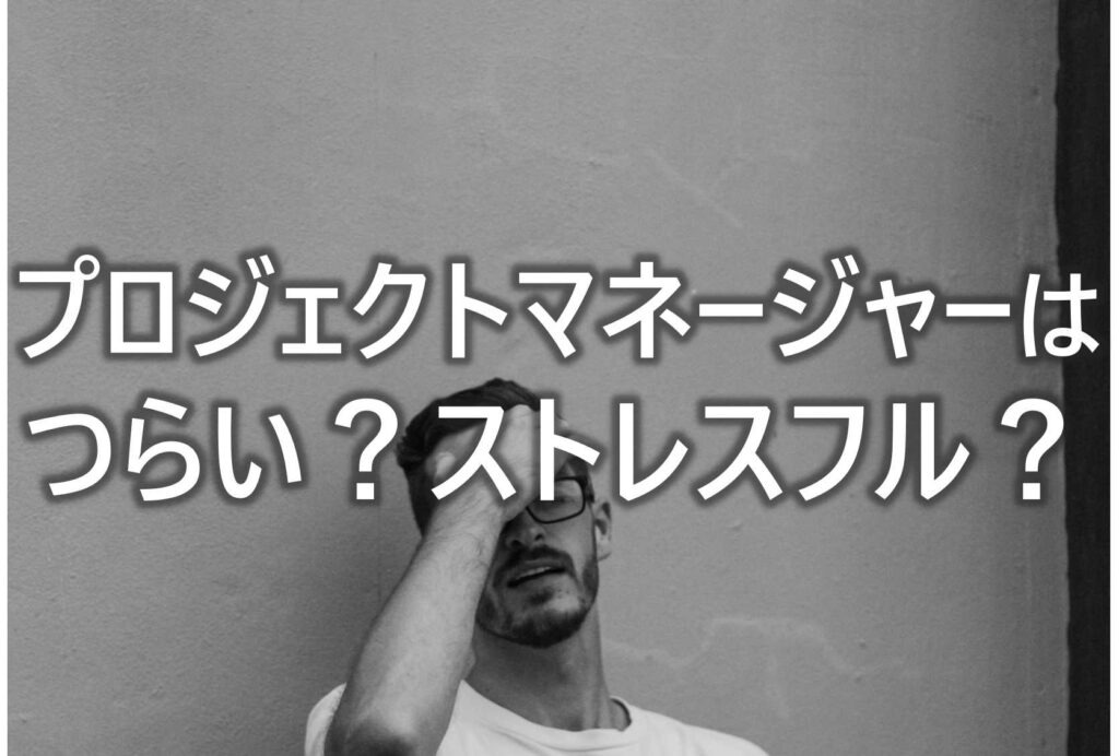 プロジェクトマネージャー　辛い　ストレスフル　実情とは