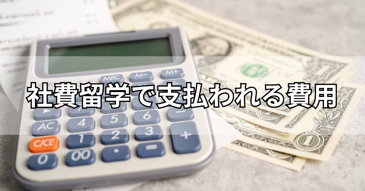 社費留学で支払われる費用