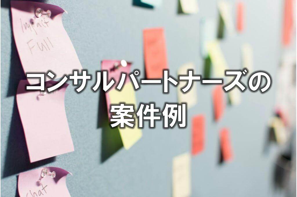 コンサルパートナーズの案件例