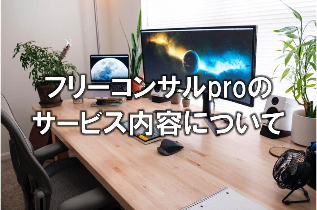 フリーコンサルproのサービス内容について