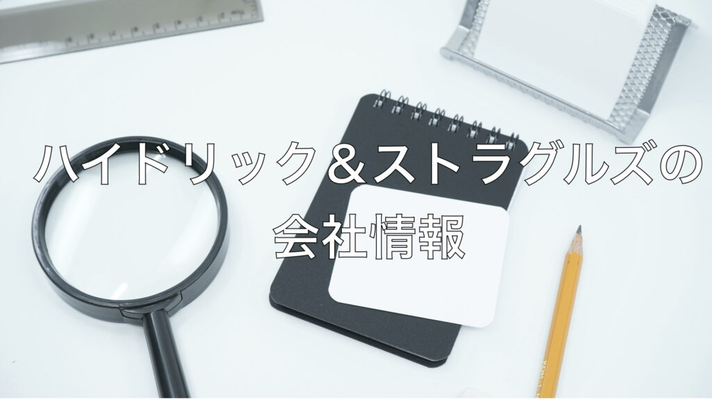 ハイドリック＆ストラグルズの会社情報