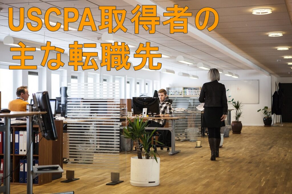 USCPA取得者の主な転職先