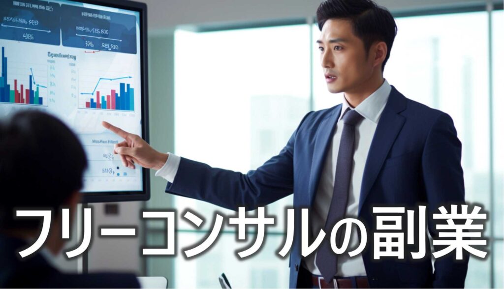フリーコンサル 副業 始め方 注意点 単価相場 案件例 解説