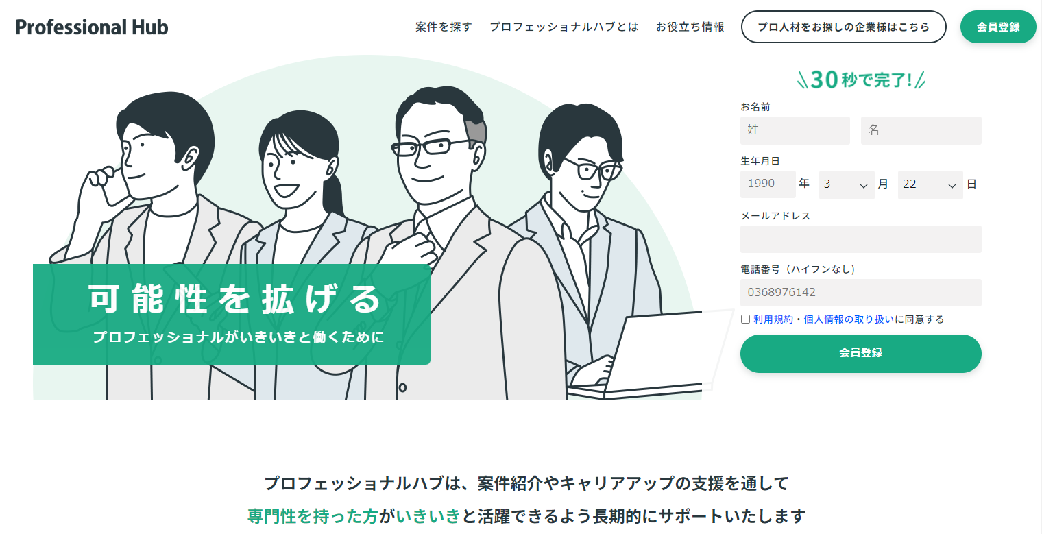 プロフェッショナルハブ