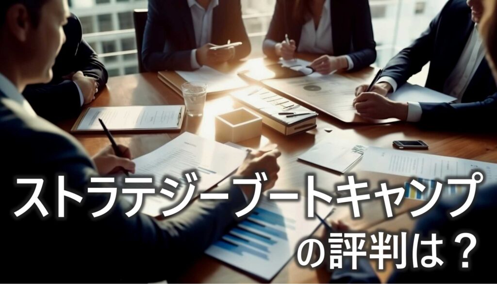ストラテジーブートキャンプ　評判は　戦略コンサル　高内定率　転職支援　受講者　口コミ　解説