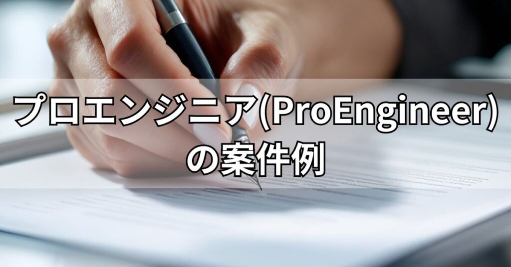 プロエンジニア(ProEngineer)の案件例